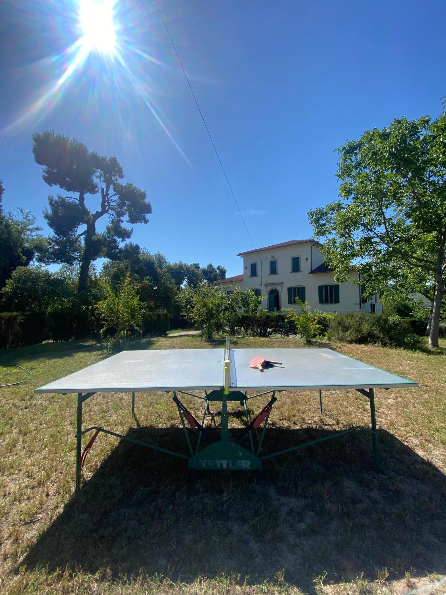 B&B In An 1800S Frescoed Villa With Panoramic Solarium And Historic Park - Villa Mastrangelo Colli del Tronto Bagian luar foto