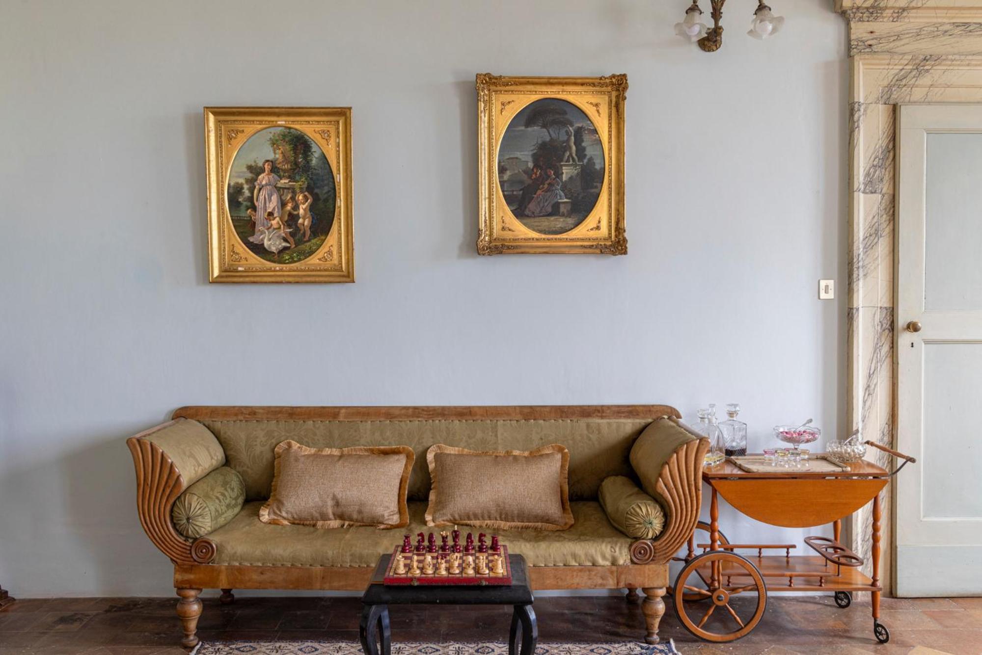 B&B In An 1800S Frescoed Villa With Panoramic Solarium And Historic Park - Villa Mastrangelo Colli del Tronto Bagian luar foto